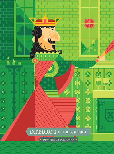 Dom Pedro I of Portugal adobe illustrator character character creation illustration portugal vector vector art