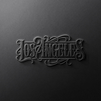 Los Angeles filigree floritures handlettering lettering los angeles los angeles truck los angeles truck pick up truck pickup truck vinil vynil vynil wrap wrap