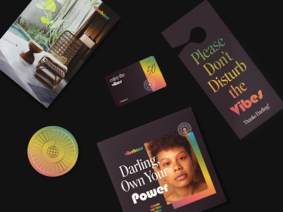 Vibehaus: Brand Identity System branding branding agency gradient gradient logo identity logo spa wordmark