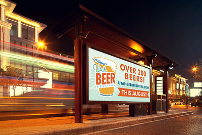 Utah Beer Fest Event Signage event graphic design