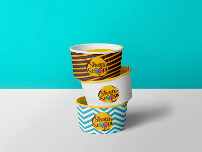 Shay's Scoops brand brand design brand identity branding design graphic graphicdesign identity logo