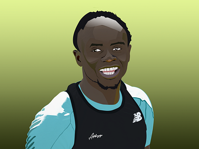 Illustration | Sadio Mané illustration