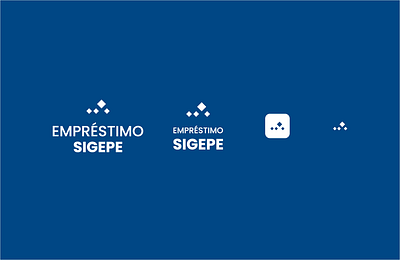 Emprestimo Sigepe brand identity icon logo logotype minimalist symbol