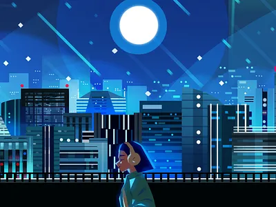 Tokyo Night by Taka city creative illustration inspiration night
