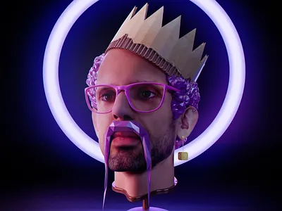 Some kind of a self portrait 3d cardboard colorful face human illustration illustration art low poly lowpoly portrait portrait illustration render self portrait self portrait selfie