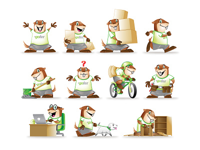 eGofer Mascot Design character design design icon illustration mascot mascot character mascot design vector