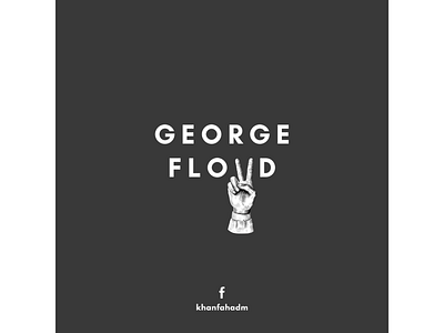 George Floyd - The Winner black lives black lives matter design george floyd illustration logo design minimal minimal logo minimal poster minimalism minimalist poster poster art poster design