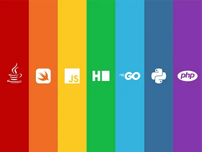 Celebrating Pride with Developers 2020 adobe branding coders coding design developers diversity gender graphic design happy illustrator javascript lgbtq logos pride programming python rainbow