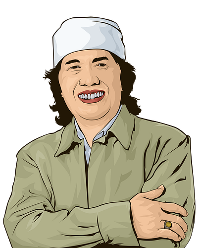 Emha Ainun Nadjib cak nun design illustration indonesia islamic maiyah photoshop vector
