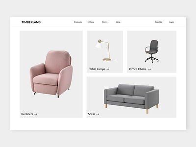 Timberland - Furniture Website Hero Image branding concept design figma figmadesign furniture app furniture store furniture website mobile product design simple simple design ui ux design uidesign uiux uxdesign webdesign website concept website design white