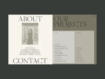 Kim Kneipp Menu grid promo synchronized ui ux video web website zhenyary