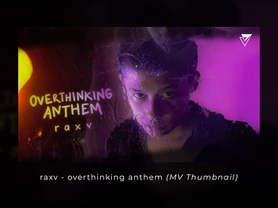 raxv - overthinking anthem (MV Thumbnail) adobe adobe illustrator design flat logo music artwork music video overthinking anthem raxv smkn 48 jakarta thumbnail design vector youtube