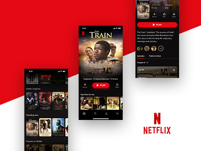 If Netflix was sold to Mount Zion branding minimal netflix ui uidesign uidesigner ux