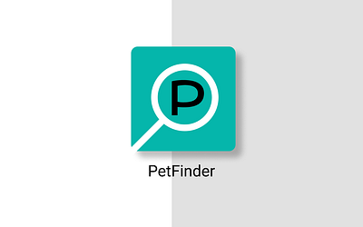 Pet Finder App Icon app branding design icon illustration lettering logo ui vector web