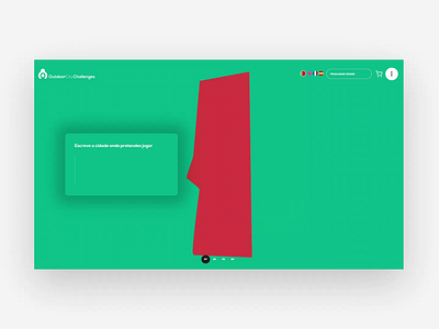 Outdoor City Challenges animation branding ui ux