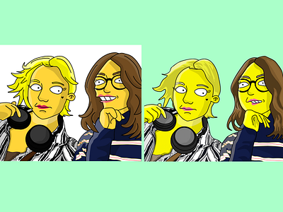 The Simpsons Style Character Vector İllustration adobe adobe illustrator adobe illustrator cc ai design flat illustration flatdesign illustration vector vector art vector illustration vectors