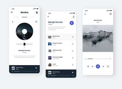 Musica app app design music app music player ui ui design uidesign