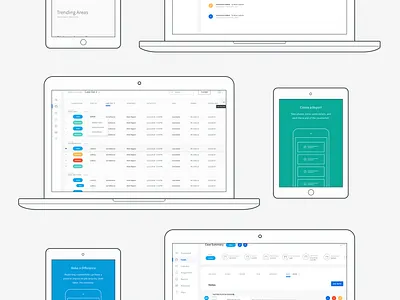 Product ID Wireframes Banner ui design