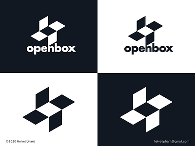 openbox - logo concept box logo brand design brand designer branding creative logo icon logo logo design logo design concept logo designer logotype minimalist logo modern logo negative space logo openbox logo typography