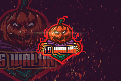 Jack O Lantern Esport Logo character design esport gaming graphic design illustration jackolantern logo pumpkin twitch logo vector