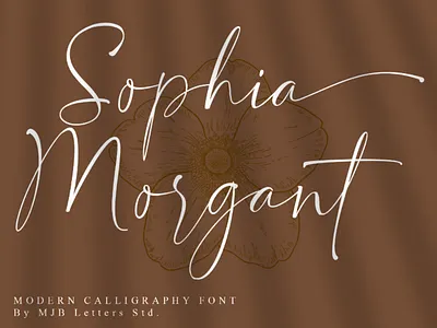 Sophia Morgant Modern Calligraphy branding designs calligraphy font fashion logos logotype posters signature social media posts watermark magazines