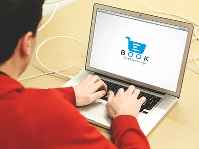 Cart Ebook Logo app application apps book cart creative logo ebook ebooks library study