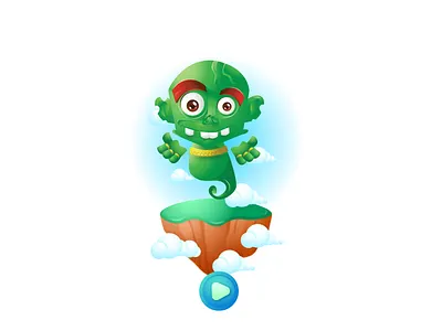 Genie_ZOoom 2d 2d character 2danimation 2dcharacters appgame characterdesign characters design game gameasset gamecharacter illustration logo vector