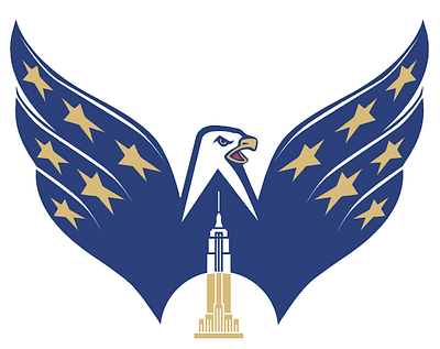 Screaming Weagle capitals eagle illustration logo vector
