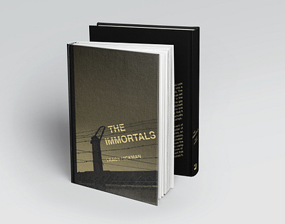 Immortals Book Cover barbed wire book book cover book cover design book design desolate dystopian future photo photography plague