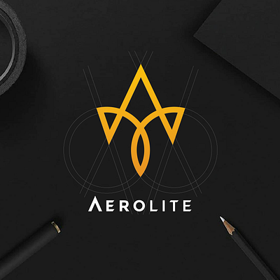 Aerolite Logo design Concept branding design graphicdesign logo logodesign minimal typography ui ux vector