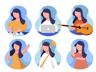 editorial art - a day in the life adobe adobeillustrator art color creative design drawing illustration illustrator vector