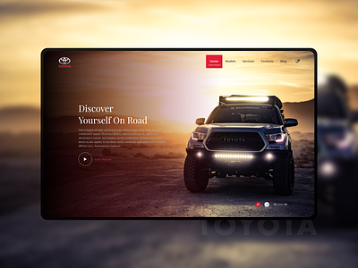 Car website 2 Toyota car website colorful creative design creativity header illustration layout ui ui ux design ui kit uidesign uielements uiux userinterface ux web web design webdesign website concept website template