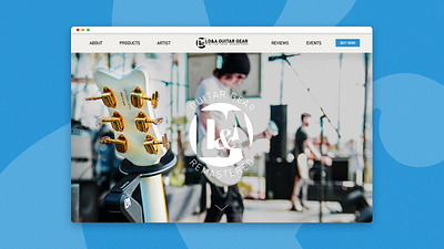 Guitar Gear Website Design design guitar guitarist guitars music ui website website design