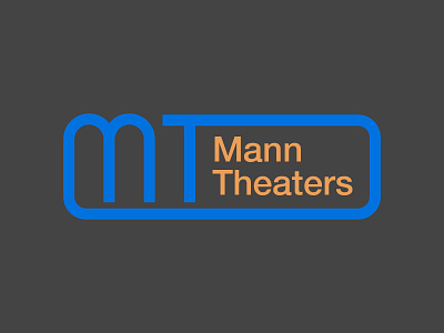 Mann Theaters 100dayproject adobe adobe illustrator branding california design icon illustration illustrator logo movie theater typography vector