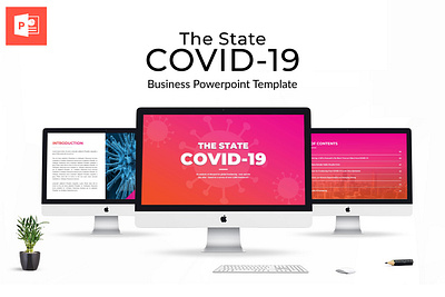 The State COVID-19 PowerPoint business clean corporate covid 19 creative extended keynote market marketing office powerpoint ppt pptx presentation presentations simple standard trending vertical white