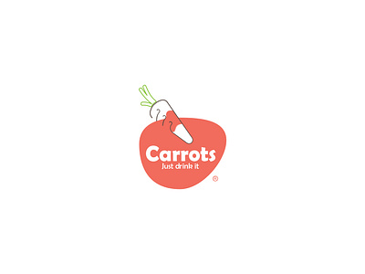 Carrots logo art branding design icon illustration logo minimal type typography vector