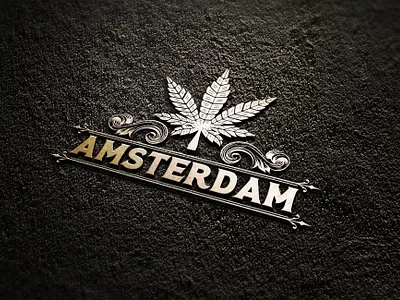 Amsterdam Logo Design branding flat illustrator lettering logo logo design minimal typography vector vintage