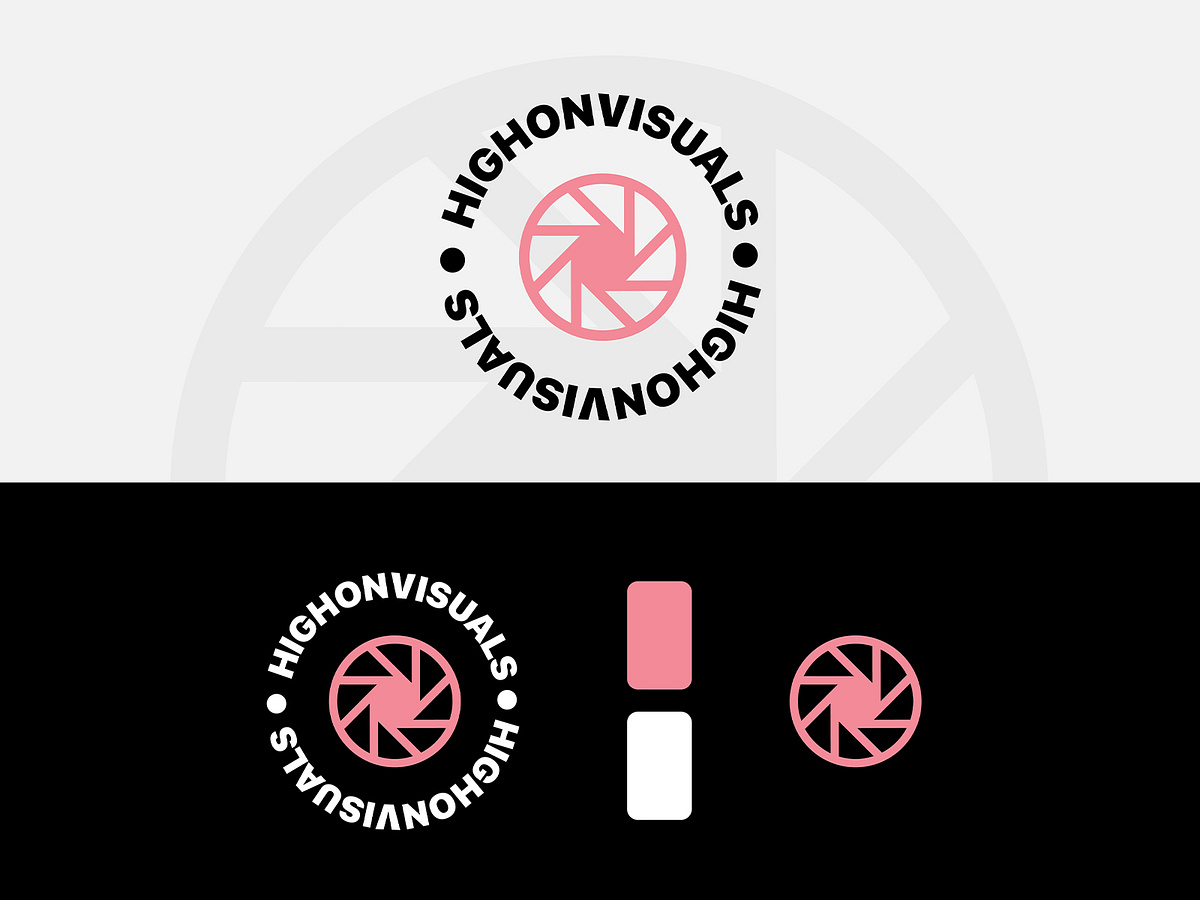 HIGH ON VISUALS LOGO by Nevena Savic on Dribbble
