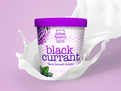 Black Currant - Berry Smooth Delight black currant branding company creative design dribbleweeklywarmup flavors ice cream icecream illustration latest trend logotype milk minimal modern design packaging packaging design purple typogaphy vector visual design