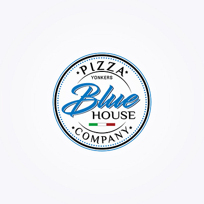 Blue House logo branding design illustration illustrator logo logo design typography vector