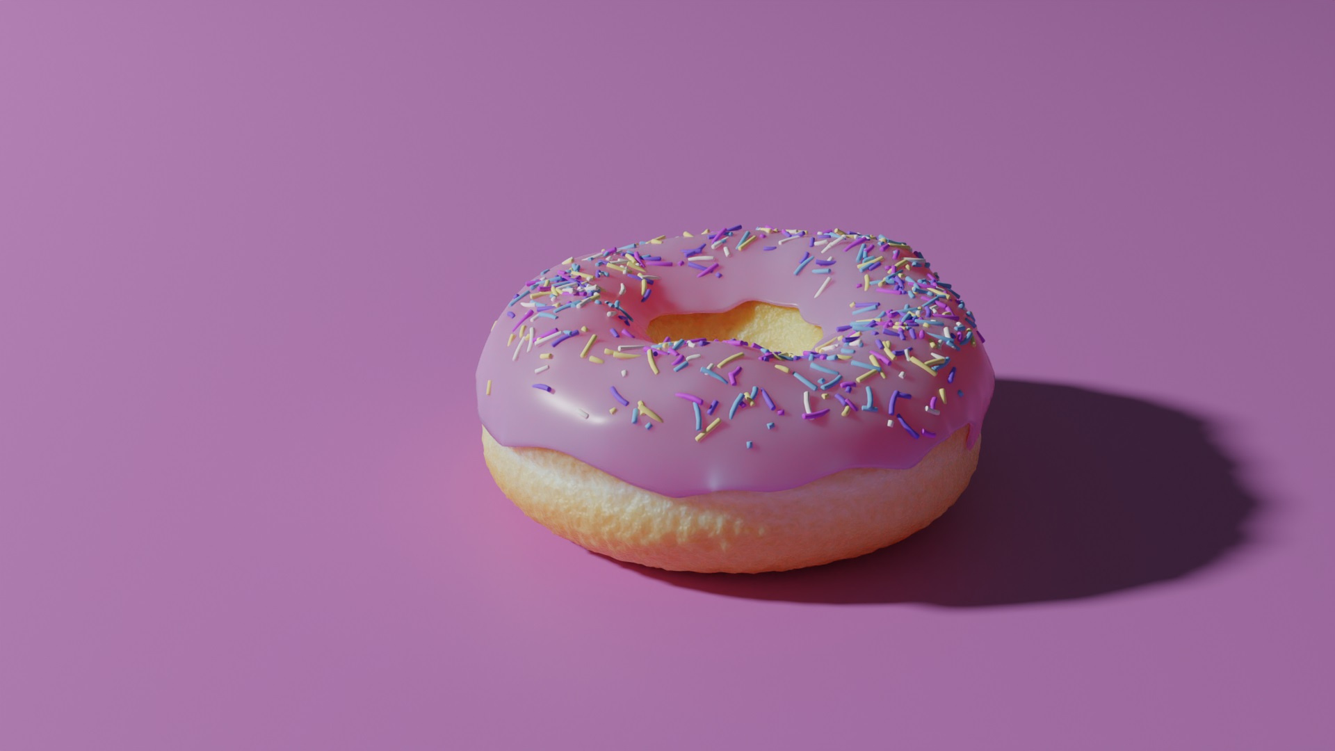 donut render 3d art blender donut guru tutorial