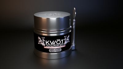 3D Modeling of hand and face cream box 3d app branding creative design logo product typography ui ux website
