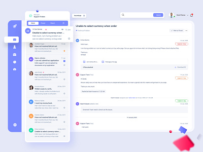 Email Inbox UI Design creative dubai designer dubai ui designer email design email marketing inbox marketing campaign minimal mobile resposive schedule scrum task management team trend 2020 uidesign ux design web app design