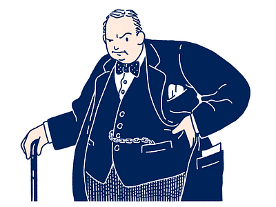 churchill illustration