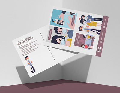 Fighting The Virus character design covid 19 hand mockup postcard sanitizer washing hand