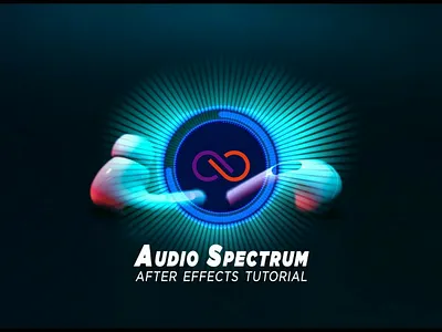 Audio Spectrum Template for my youtube Channel. audio spectrum after effects