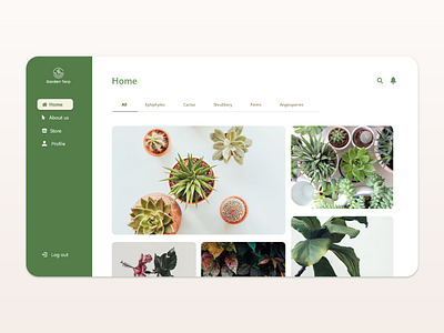 Website nursery design garden nursery plants ui ui ux ui design ui inspiration user userinterface ux ux design