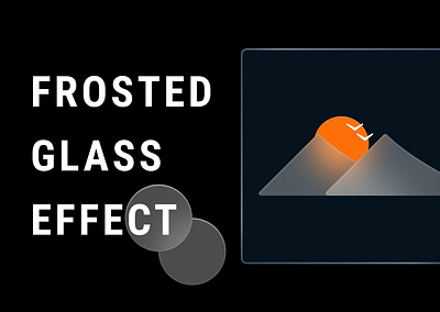 Frosted Glass Effect in Figma design effects figma figmadesign glassy