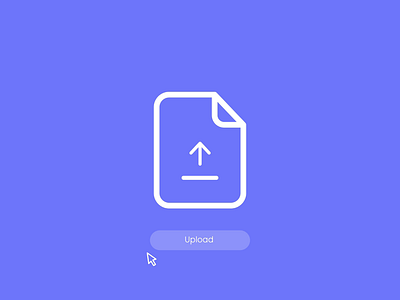 Upload aftereffects app art branding click design flat flatdesign icon iconanimation illustration logo minimal minimalism minimalistic ui uidesign uiux upload ux