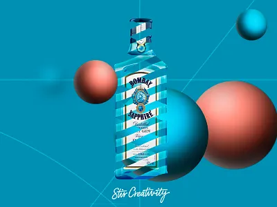 Bombay Sapphire Stir Creativity advertising bombay bombay sapphire bottle cocktail gin gingerbread liquor mexico puebla stir creativity